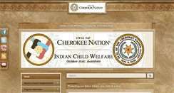 Desktop Screenshot of cherokeekids.org